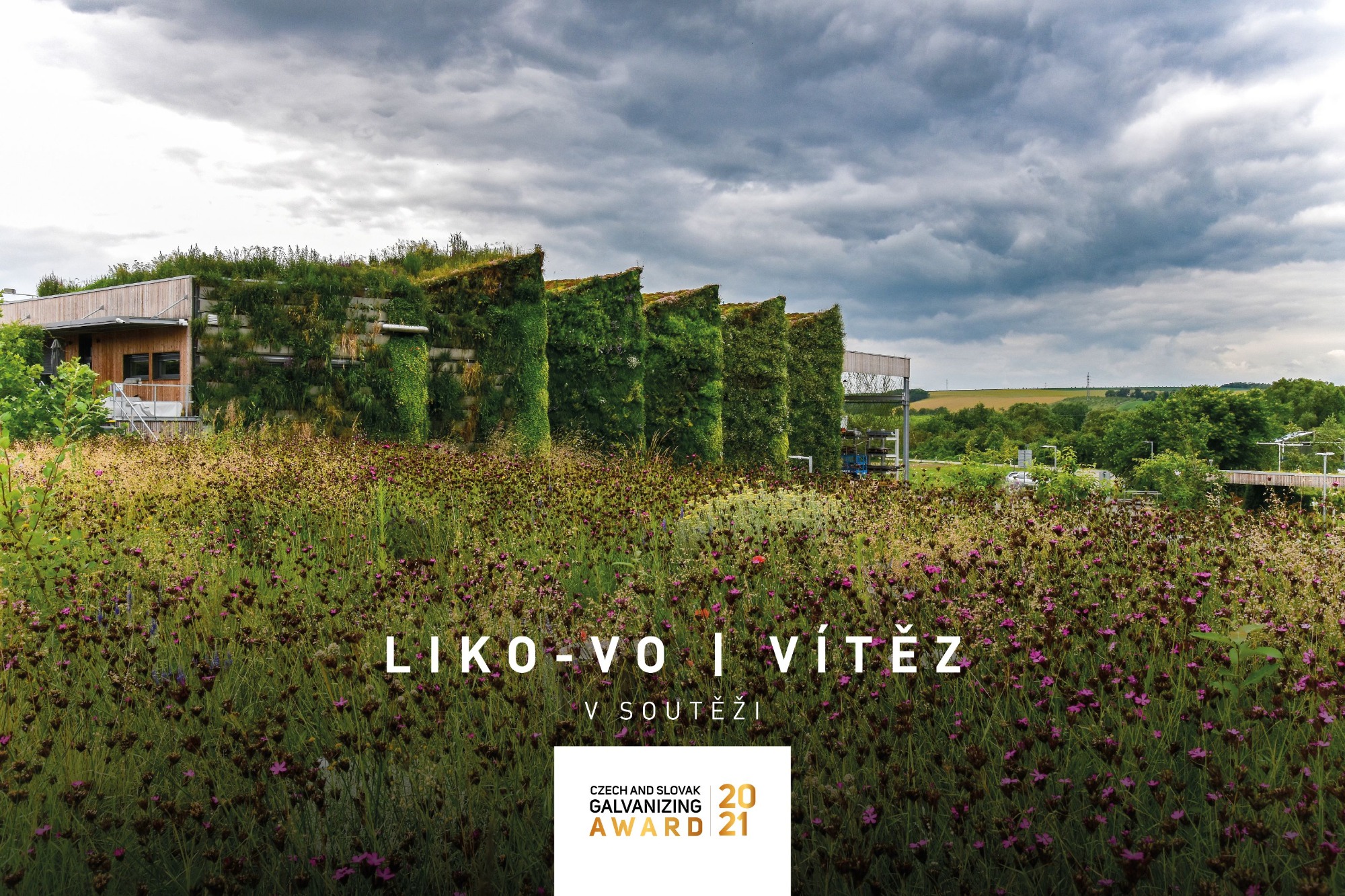 Grünhalle LIKO-V gewinnt den Czech and Slovak Galvanizing Award 2021 